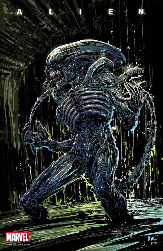 MARVEL COMICS COMIC BOOK ALIEN #4 LASHLEY VAR