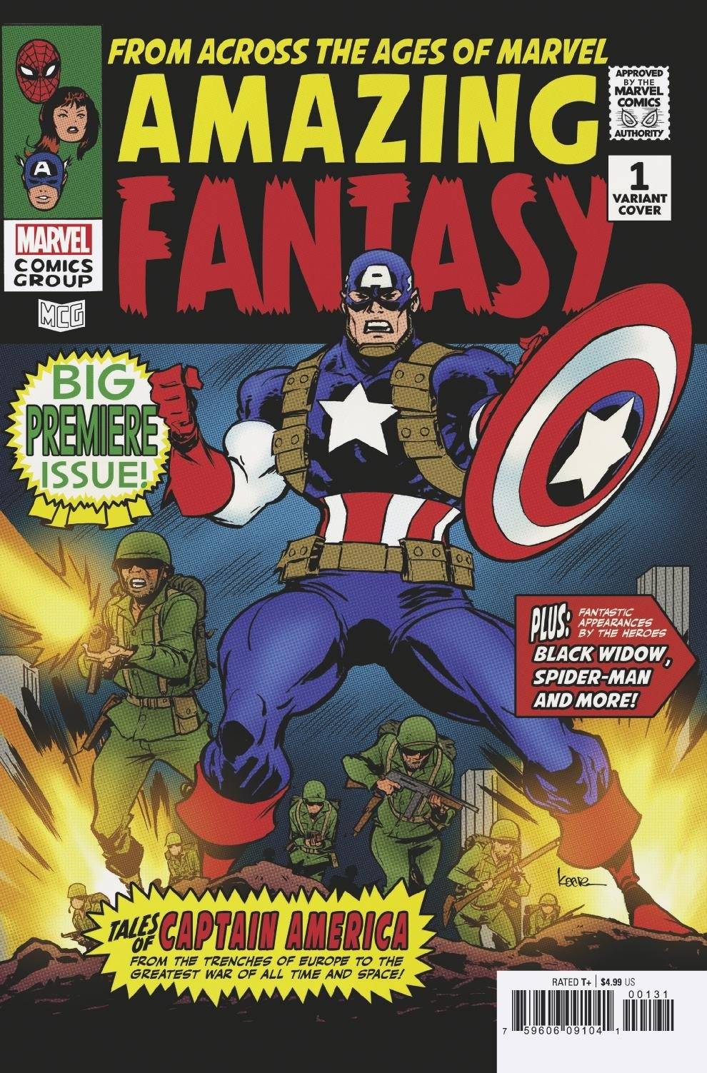 MARVEL COMICS COMIC BOOK AMAZING FANTASY #1 (OF 5) ANDREWS VAR