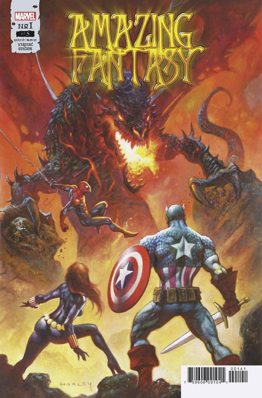 MARVEL COMICS COMIC BOOK AMAZING FANTASY #1 (OF 5) HORLEY VAR