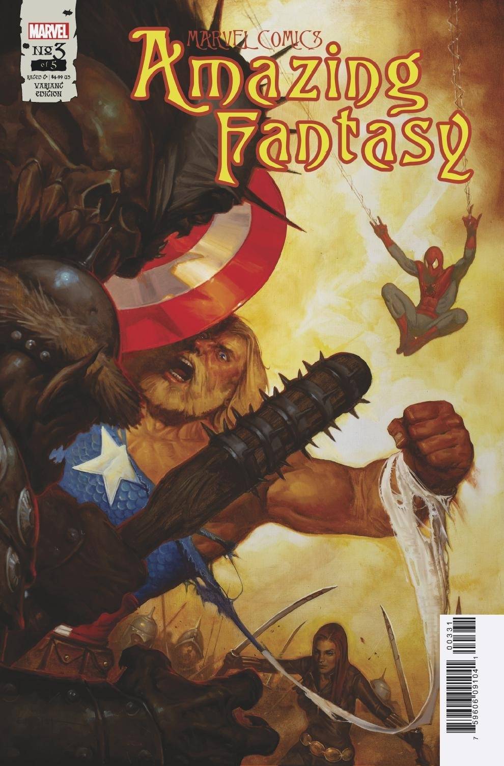 MARVEL COMICS COMIC BOOK AMAZING FANTASY #3 (OF 5) GIST VAR
