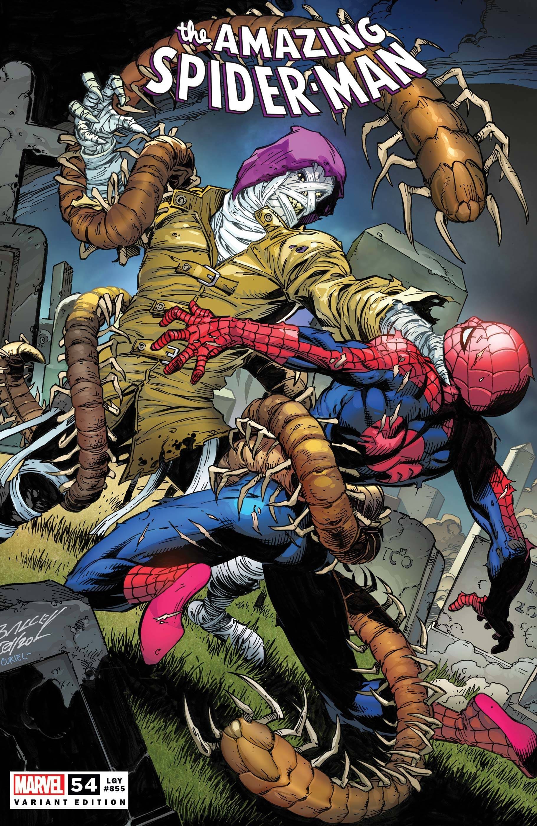 MARVEL COMICS COMIC BOOK AMAZING SPIDER-MAN #54 BAGLEY VAR LR