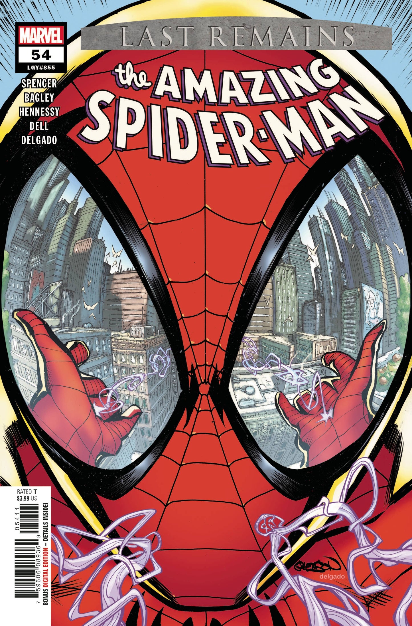 MARVEL COMICS COMIC BOOK AMAZING SPIDER-MAN #54 LR