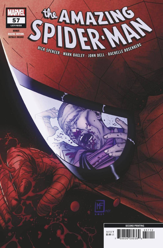 MARVEL COMICS COMIC BOOK AMAZING SPIDER-MAN #57 2ND PTG FERREIRA VAR