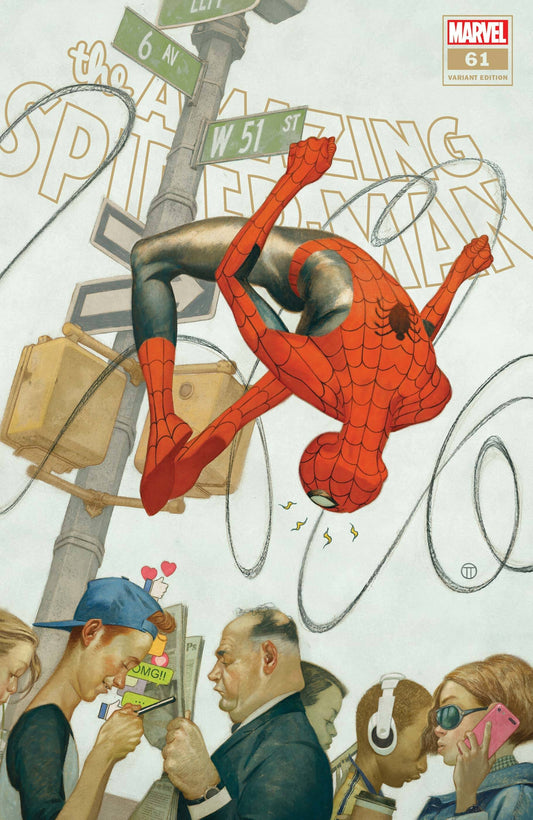 MARVEL COMICS COMIC BOOK AMAZING SPIDER-MAN #61 TEDESCO VAR
