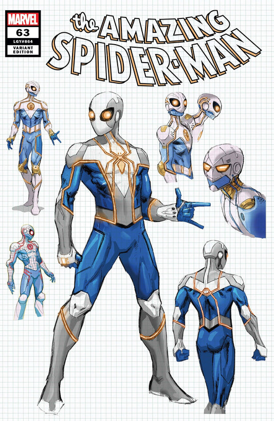 MARVEL COMICS COMIC BOOK AMAZING SPIDER-MAN #63 WEAVER DESIGN VAR