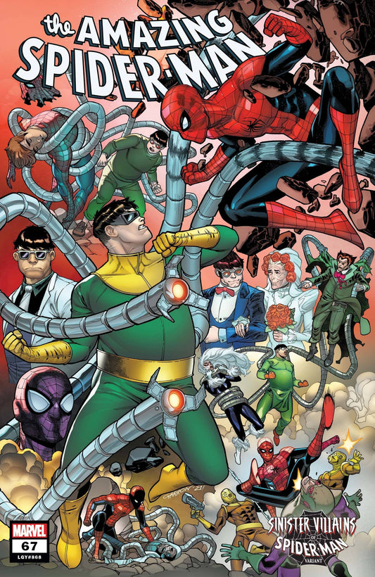 MARVEL COMICS COMIC BOOK AMAZING SPIDER-MAN #67 GARRON SPIDER-MAN VILLAINS VAR