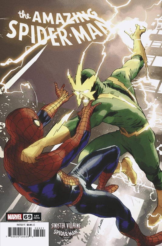 MARVEL COMICS COMIC BOOK AMAZING SPIDER-MAN #69 PAREL SPIDER-MAN VILLAINS VAR