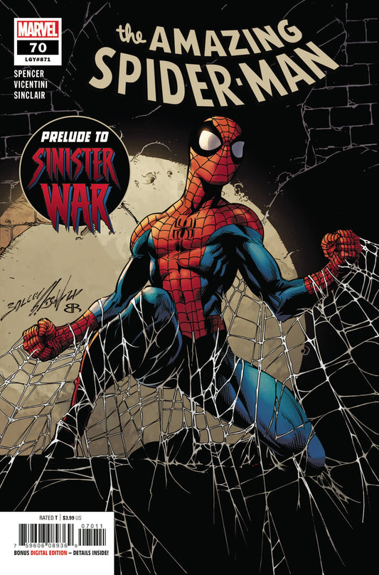 MARVEL COMICS comic book AMAZING SPIDER-MAN #70 SINW