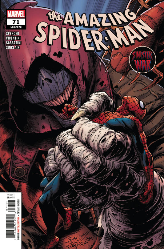 MARVEL COMICS COMIC BOOK AMAZING SPIDER-MAN #71 SINW