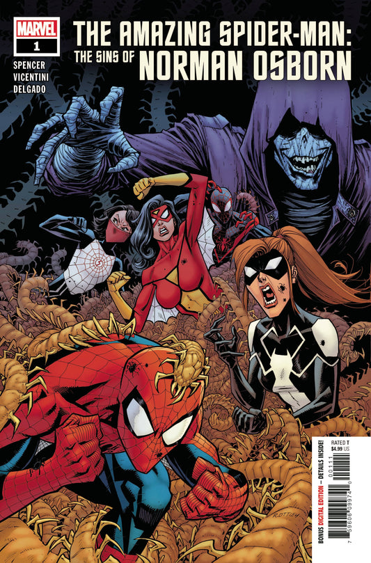 MARVEL COMICS comic book AMAZING SPIDER-MAN SINS OF NORMAN OSBORN #1