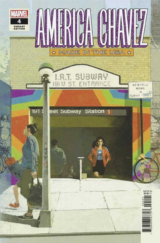 MARVEL COMICS comic book AMERICA CHAVEZ MADE IN USA #4 (OF 5) ASPINALL VAR