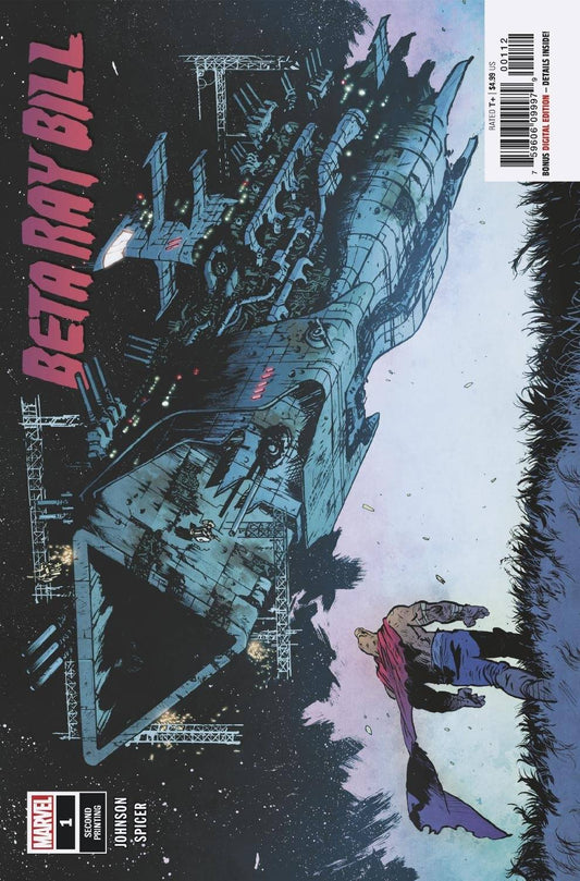 MARVEL COMICS COMIC BOOK BETA RAY BILL #1 (OF 5) 2ND PTG JOHNSON VAR KIB