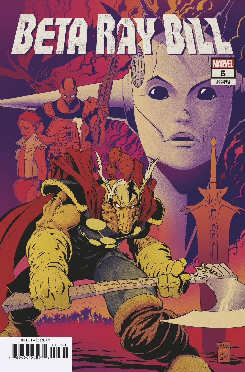 MARVEL COMICS COMIC BOOK BETA RAY BILL #5 (OF 5) DRAGOTTA VAR