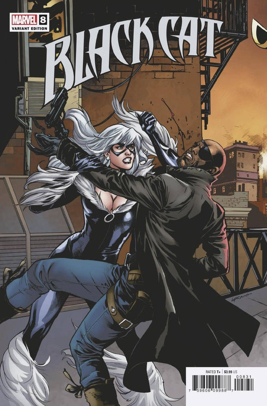 MARVEL COMICS COMIC BOOK BLACK CAT #8 LUPACCHINO CONNECTING VAR