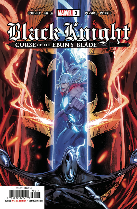 MARVEL COMICS COMIC BOOK BLACK KNIGHT CURSE EBONY BLADE #3 (OF 5)