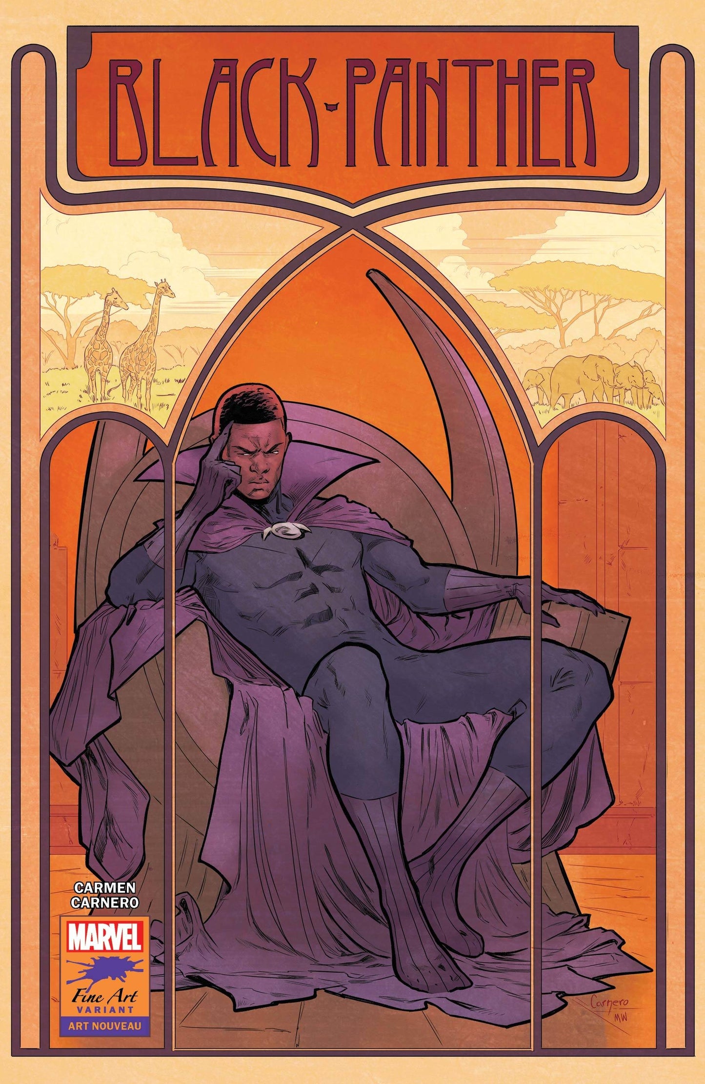 MARVEL COMICS COMIC BOOK BLACK PANTHER #25 CARNERO STORMBREAKERS VAR