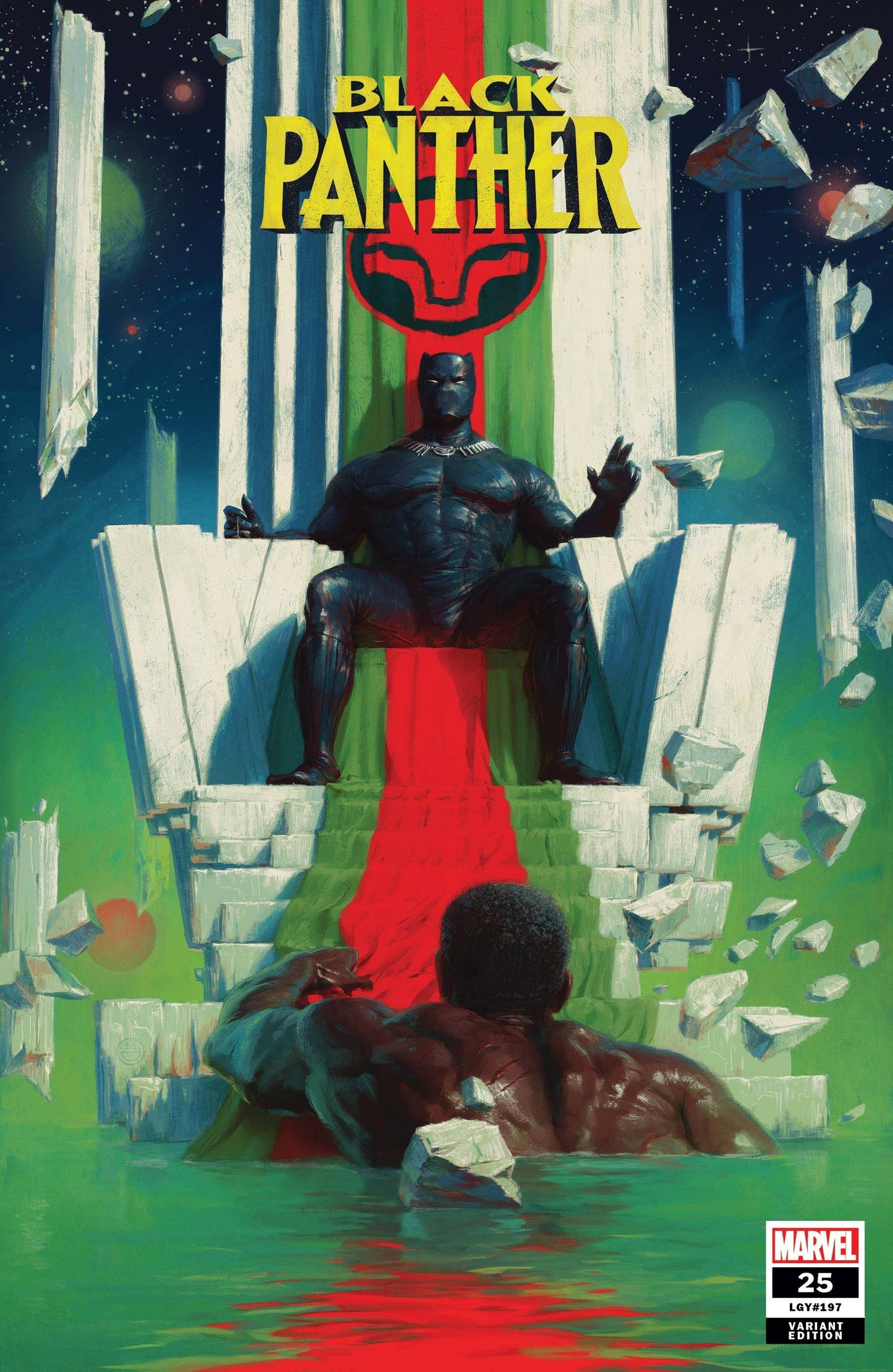 MARVEL COMICS COMIC BOOK BLACK PANTHER #25 SPRATT VAR
