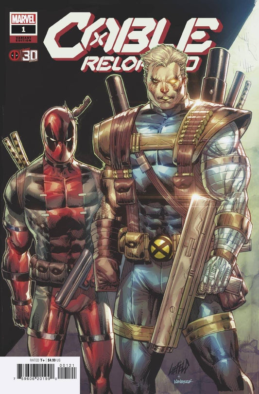 MARVEL COMICS COMIC BOOK CABLE RELOADED #1 LIEFELD DEADPOOL 30TH VAR ANHL