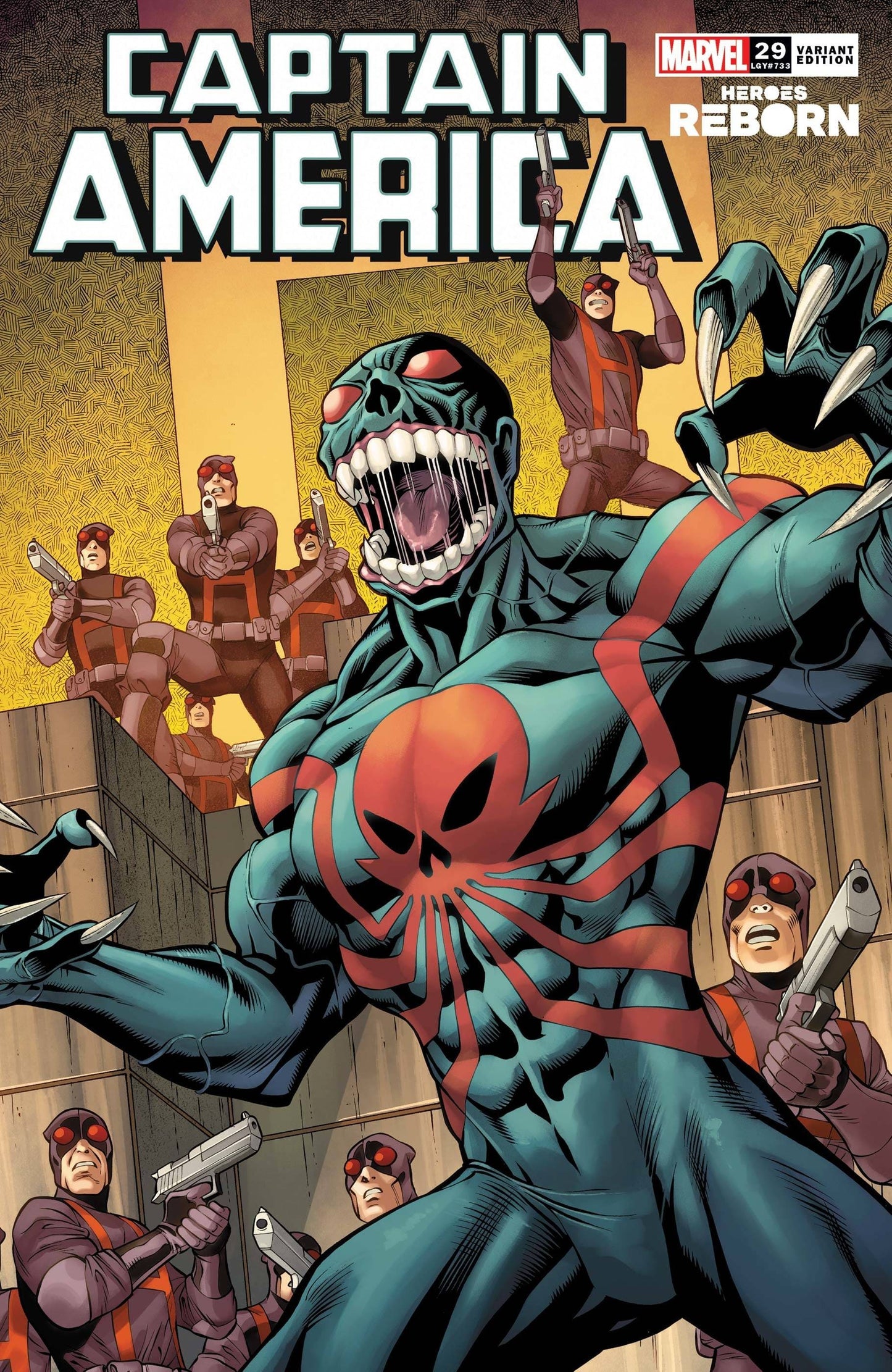 MARVEL COMICS COMIC BOOK CAPTAIN AMERICA #29 PACHECO REBORN VAR