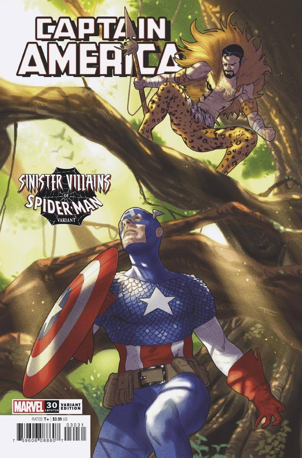MARVEL COMICS comic book CAPTAIN AMERICA #30 CLARKE SPIDER-MAN VILLAINS VAR