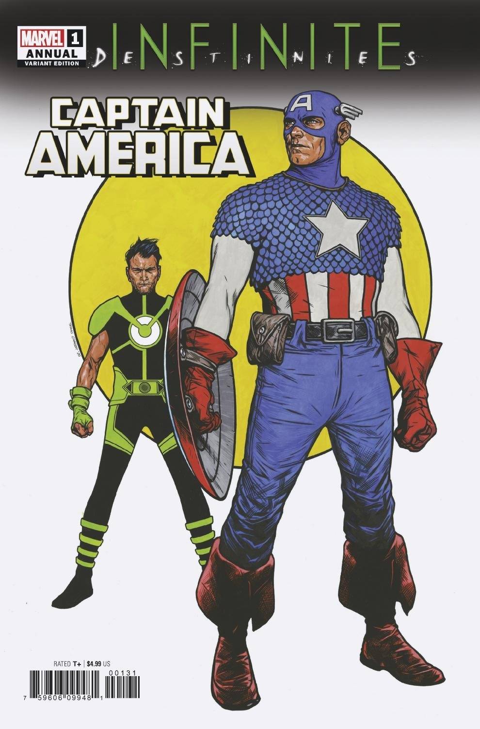 MARVEL COMICS COMIC BOOK CAPTAIN AMERICA ANNUAL #1 CHAREST VAR (RES)