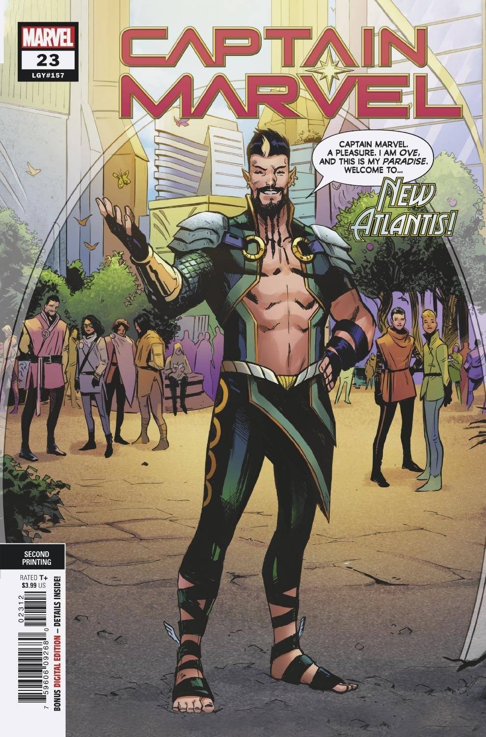 MARVEL COMICS COMIC BOOK CAPTAIN MARVEL #23 2ND PTG VARIANT
