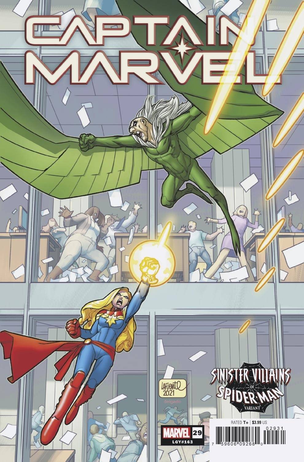 MARVEL COMICS COMIC BOOK CAPTAIN MARVEL #29 LAFUENTE SPIDER-MAN VILLAINS VAR