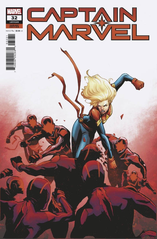MARVEL COMICS COMIC BOOK CAPTAIN MARVEL #32 GARBETT VAR