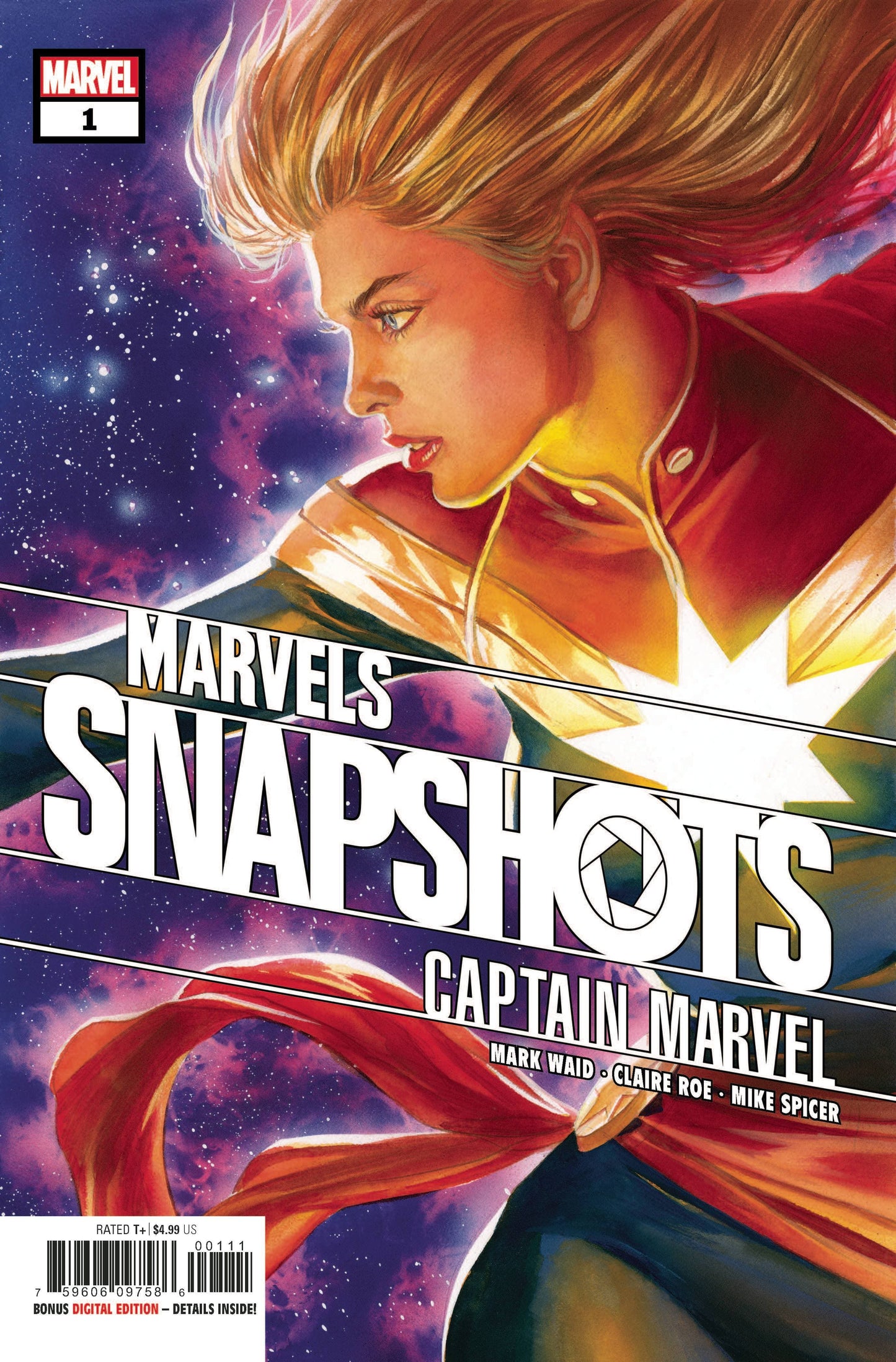 MARVEL COMICS COMIC BOOK CAPTAIN MARVEL MARVELS SNAPSHOTS #1