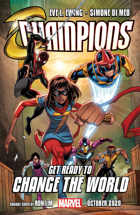 MARVEL COMICS comic book CHAMPIONS #1 (OF 5) RON LIM VAR