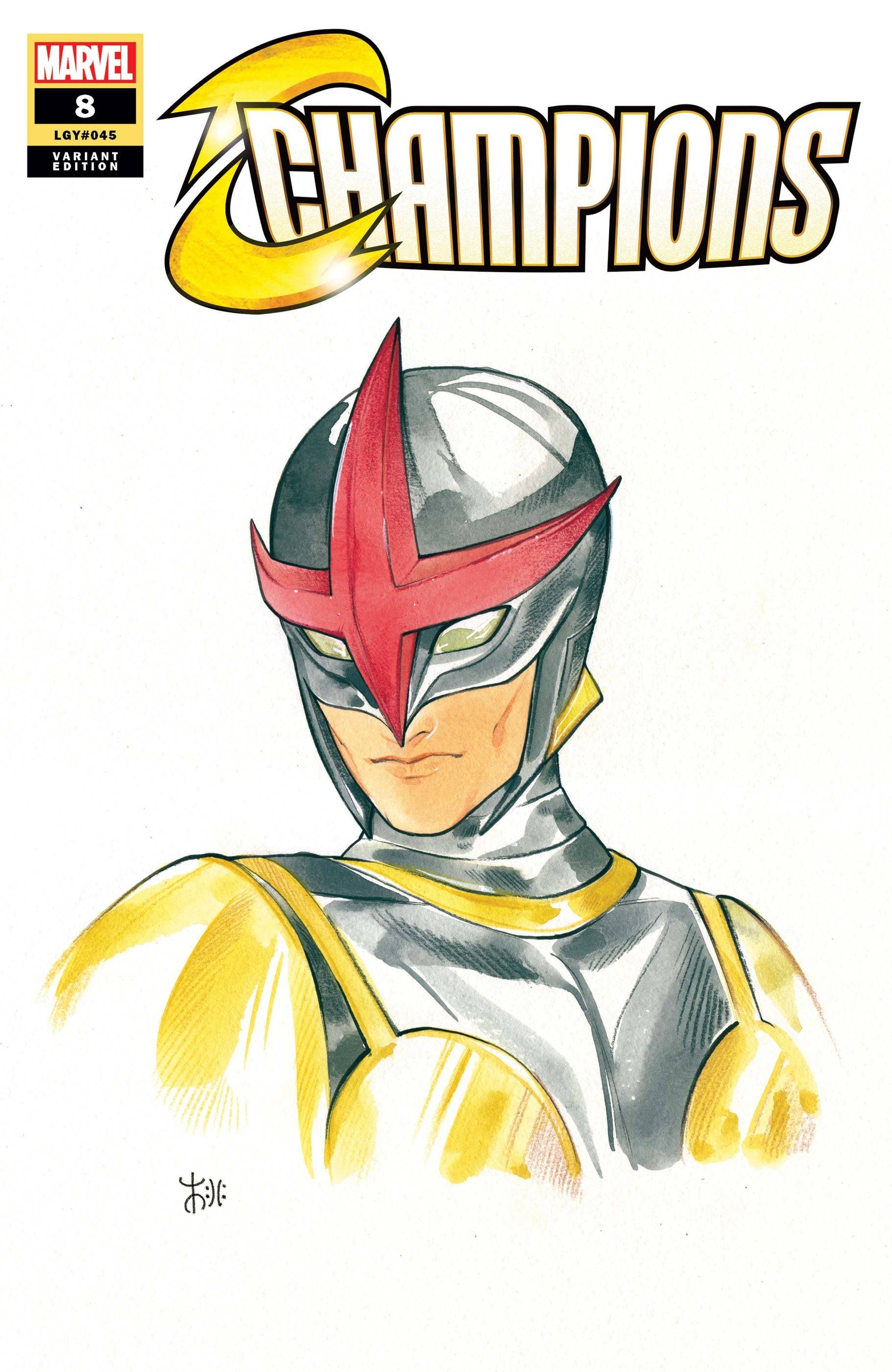 MARVEL COMICS COMIC BOOK CHAMPIONS #8 MOMOKO MARVEL ANIME VAR