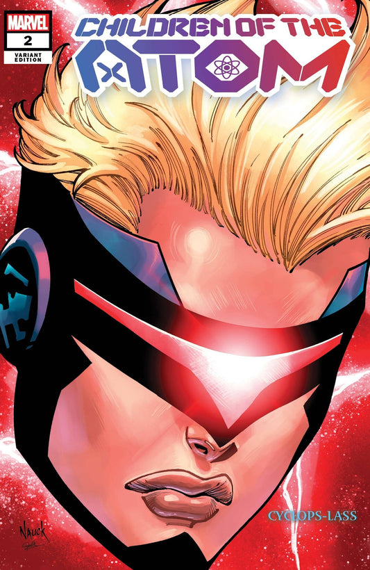 MARVEL COMICS COMIC BOOK CHILDREN OF ATOM #2 NAUCK HEADSHOT VAR
