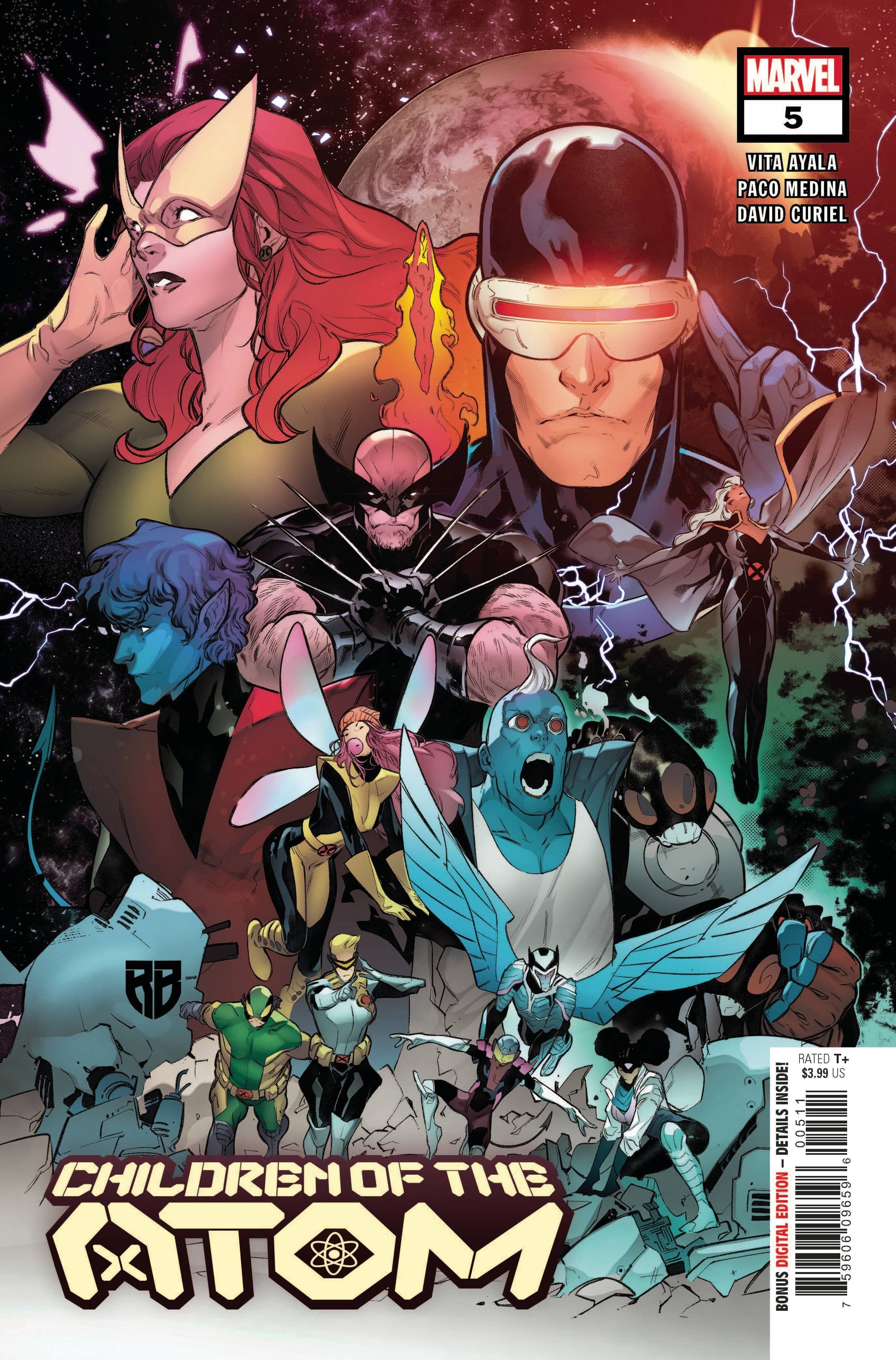 MARVEL COMICS comic book CHILDREN OF ATOM #5