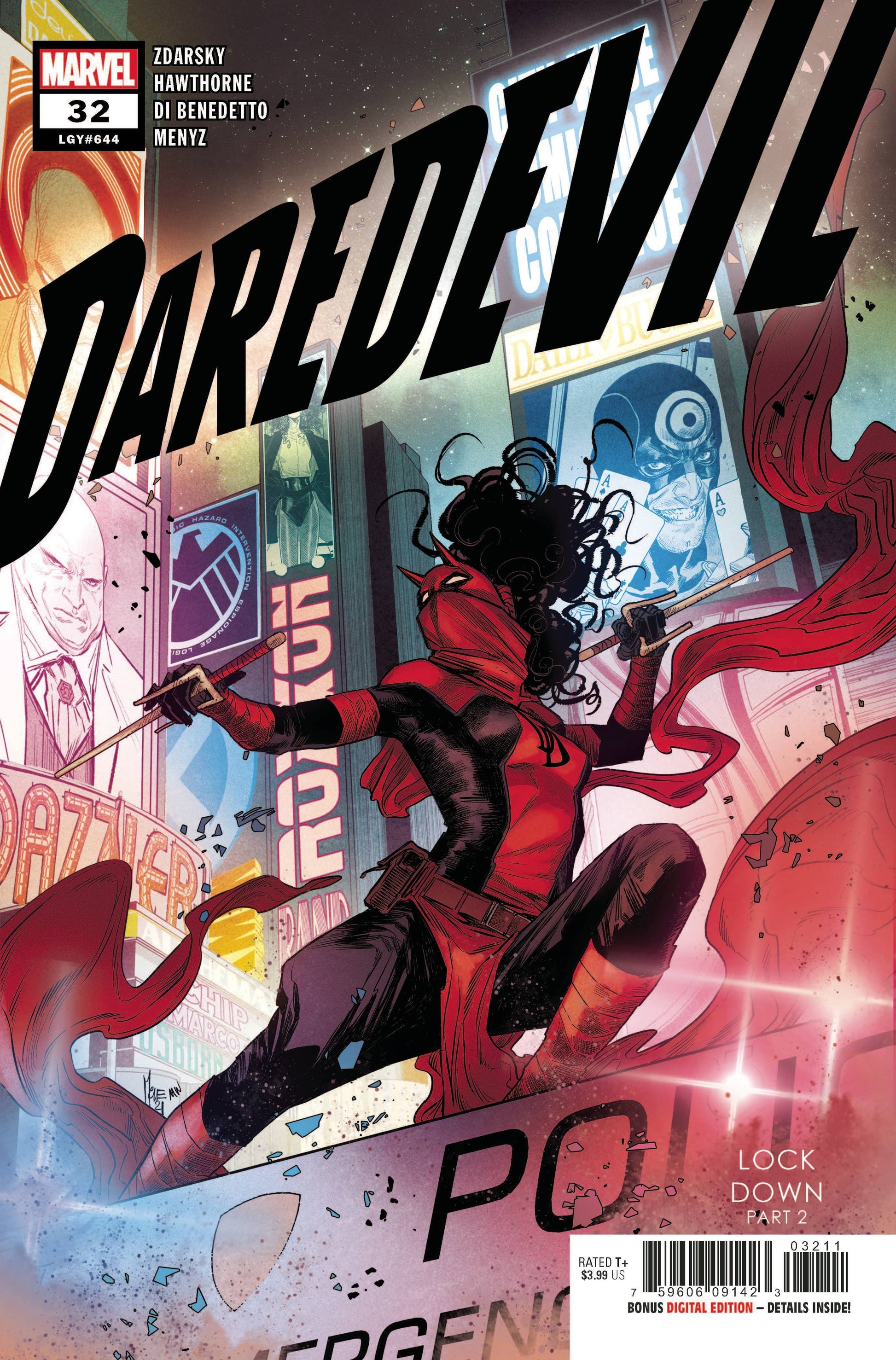 MARVEL COMICS COMIC BOOK DAREDEVIL #32