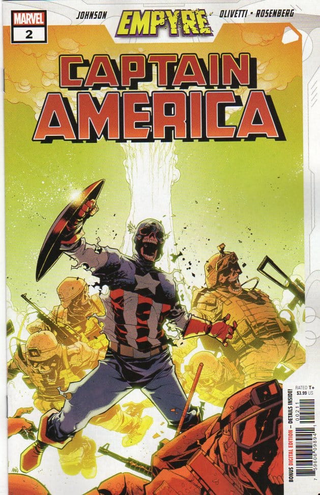 MARVEL COMICS COMIC BOOK EMPYRE CAPTAIN AMERICA #2 (OF 3)