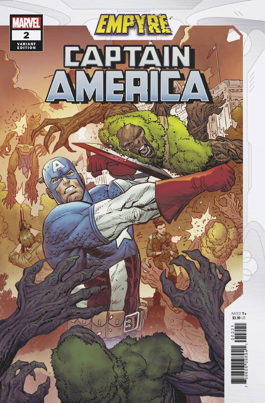 MARVEL COMICS COMIC BOOK EMPYRE CAPTAIN AMERICA #2 (OF 3) LUKE ROSS VAR