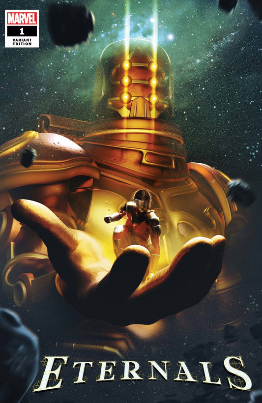 MARVEL COMICS COMIC BOOK ETERNALS #1 BOSSLOGIC VAR