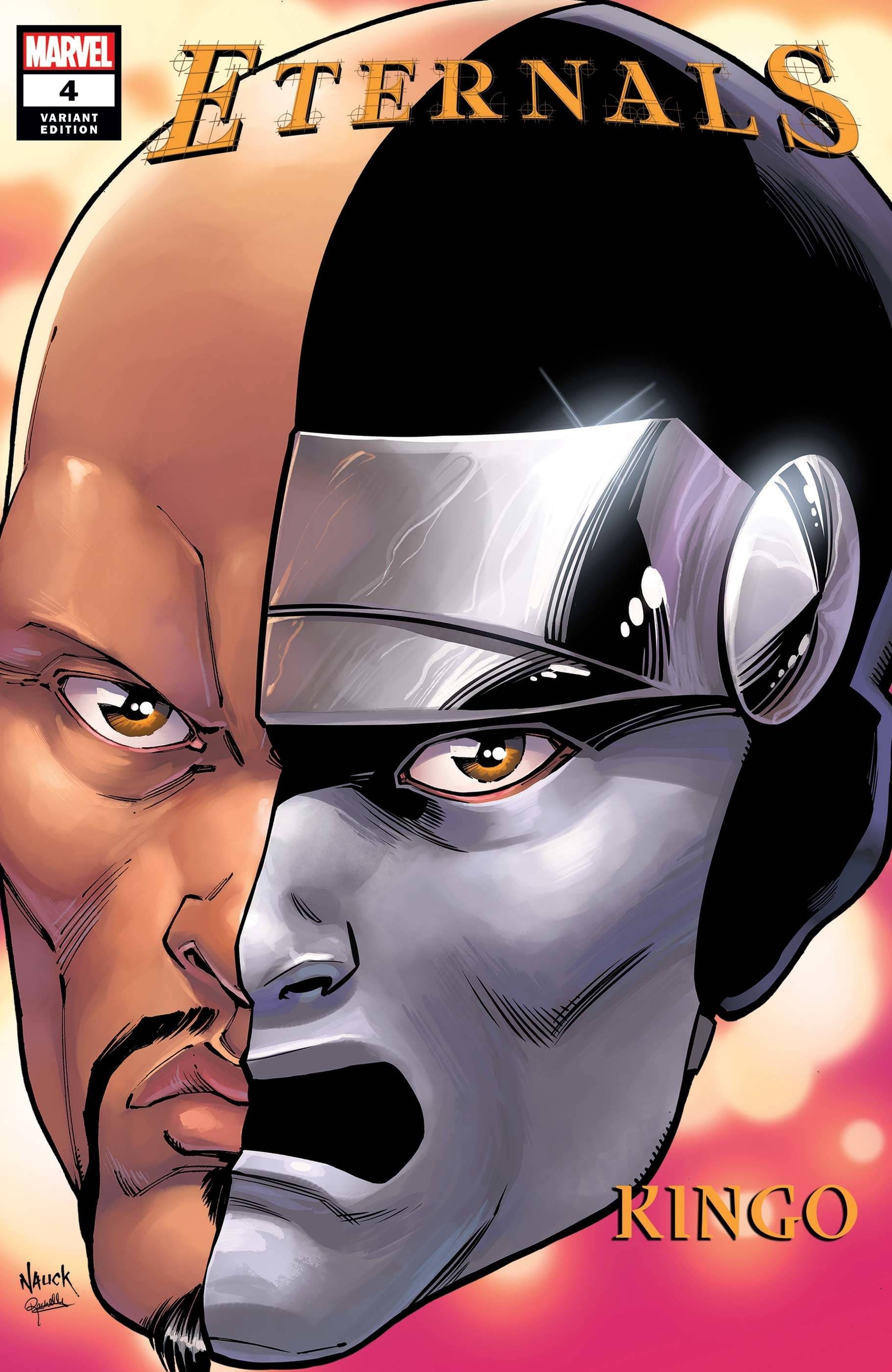 MARVEL COMICS COMIC BOOK ETERNALS #4 NAUCK HEADSHOT VAR