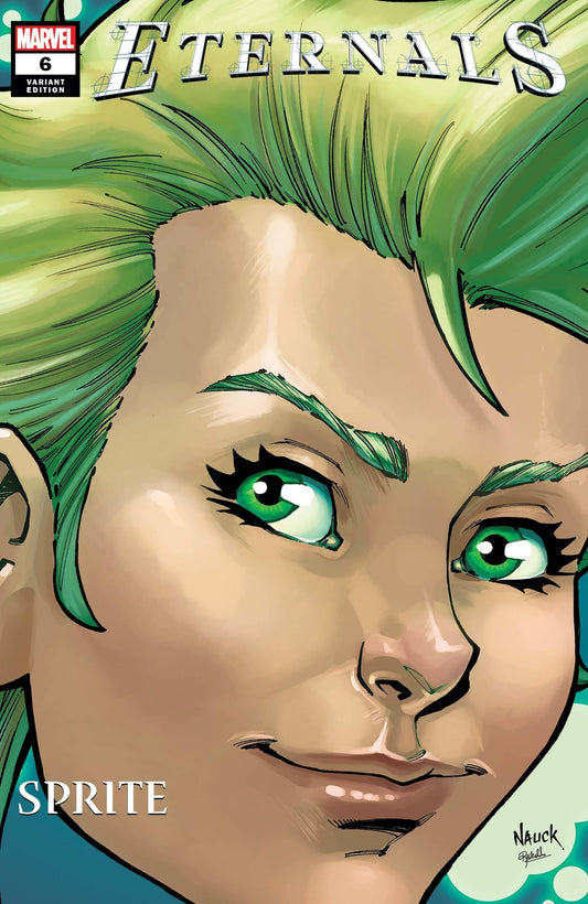 MARVEL COMICS COMIC BOOK ETERNALS #6 NAUCK HEADSHOT VAR