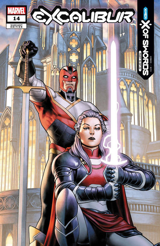 MARVEL COMICS COMIC BOOK EXCALIBUR #14 SAIZ VAR XOS