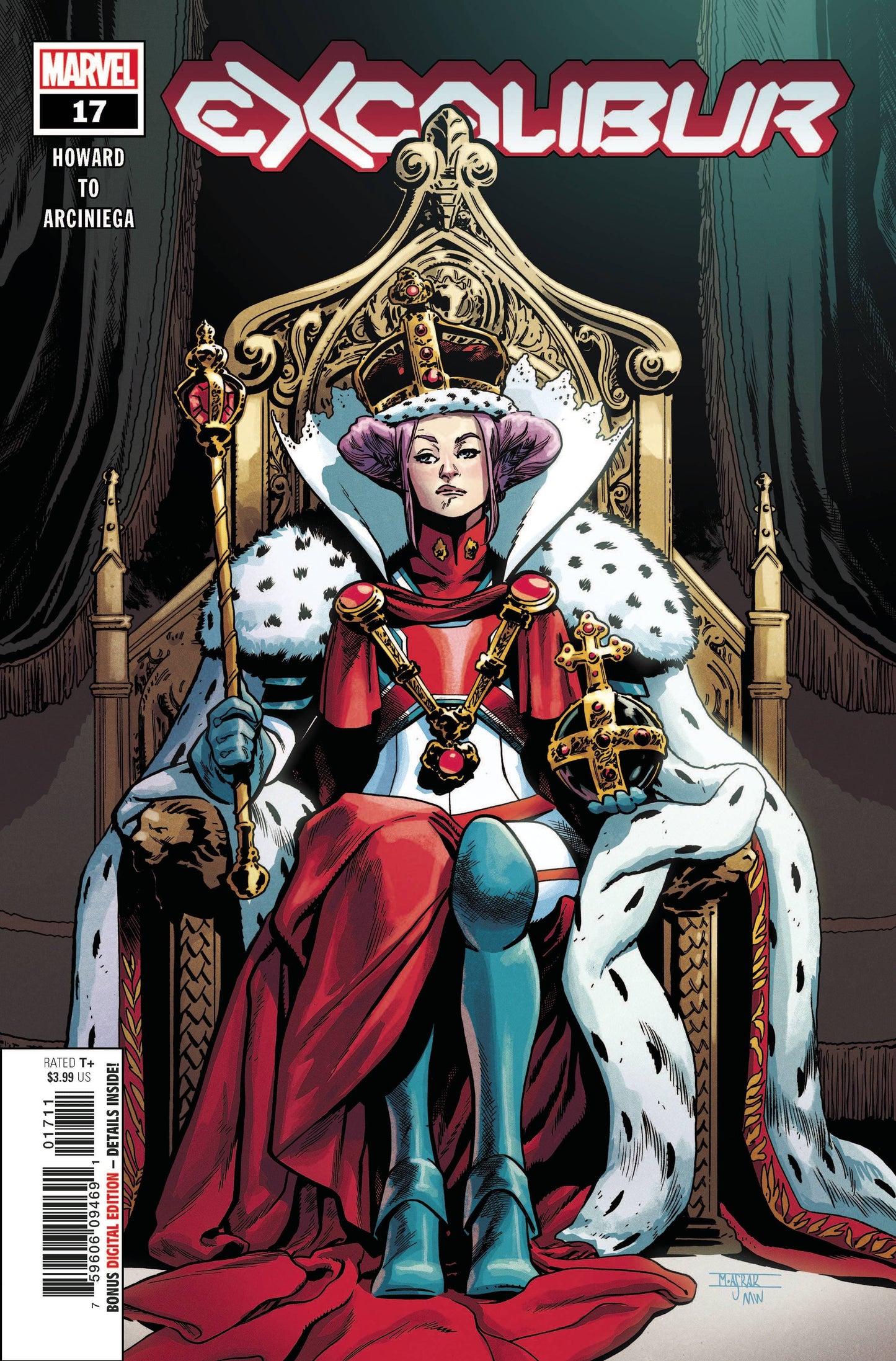 MARVEL COMICS COMIC BOOK EXCALIBUR #17