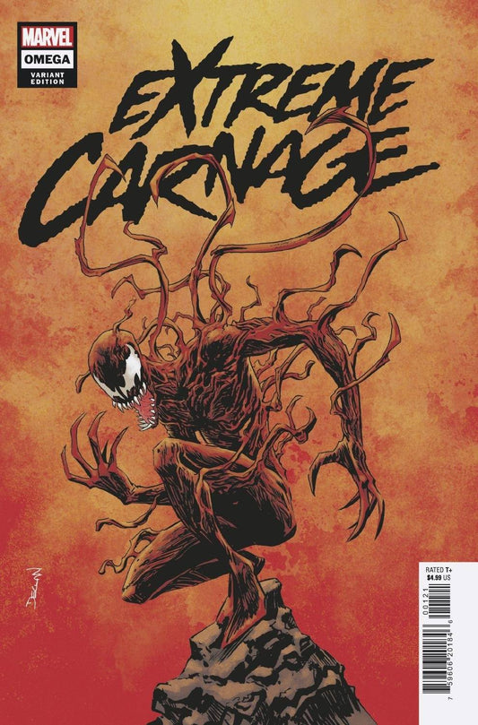 MARVEL COMICS COMIC BOOK EXTREME CARNAGE OMEGA #1 SHALVEY VAR