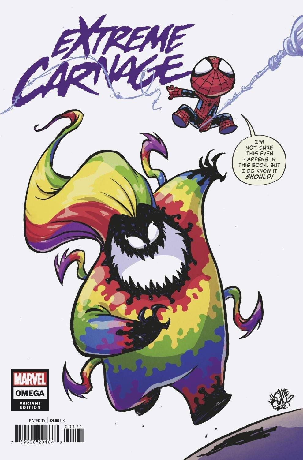 MARVEL COMICS COMIC BOOK EXTREME CARNAGE OMEGA #1 YOUNG VAR
