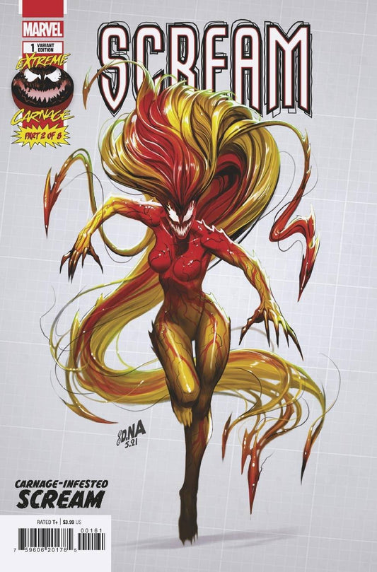 MARVEL COMICS COMIC BOOK EXTREME CARNAGE SCREAM #1 NAKAYAMA DESIGN VAR