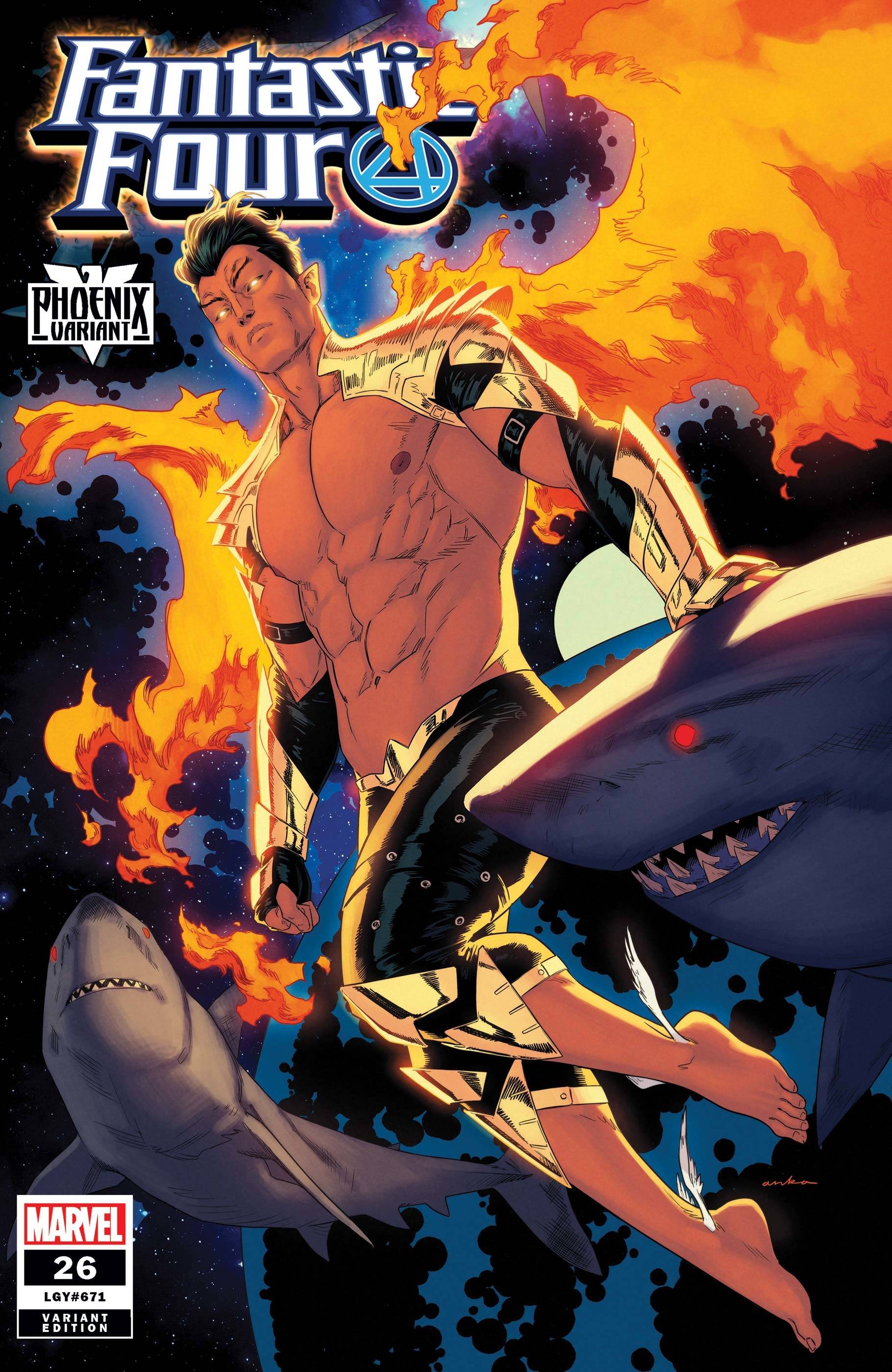 MARVEL COMICS comic book FANTASTIC FOUR #26 ANKA NAMOR PHOENIX VAR EMP