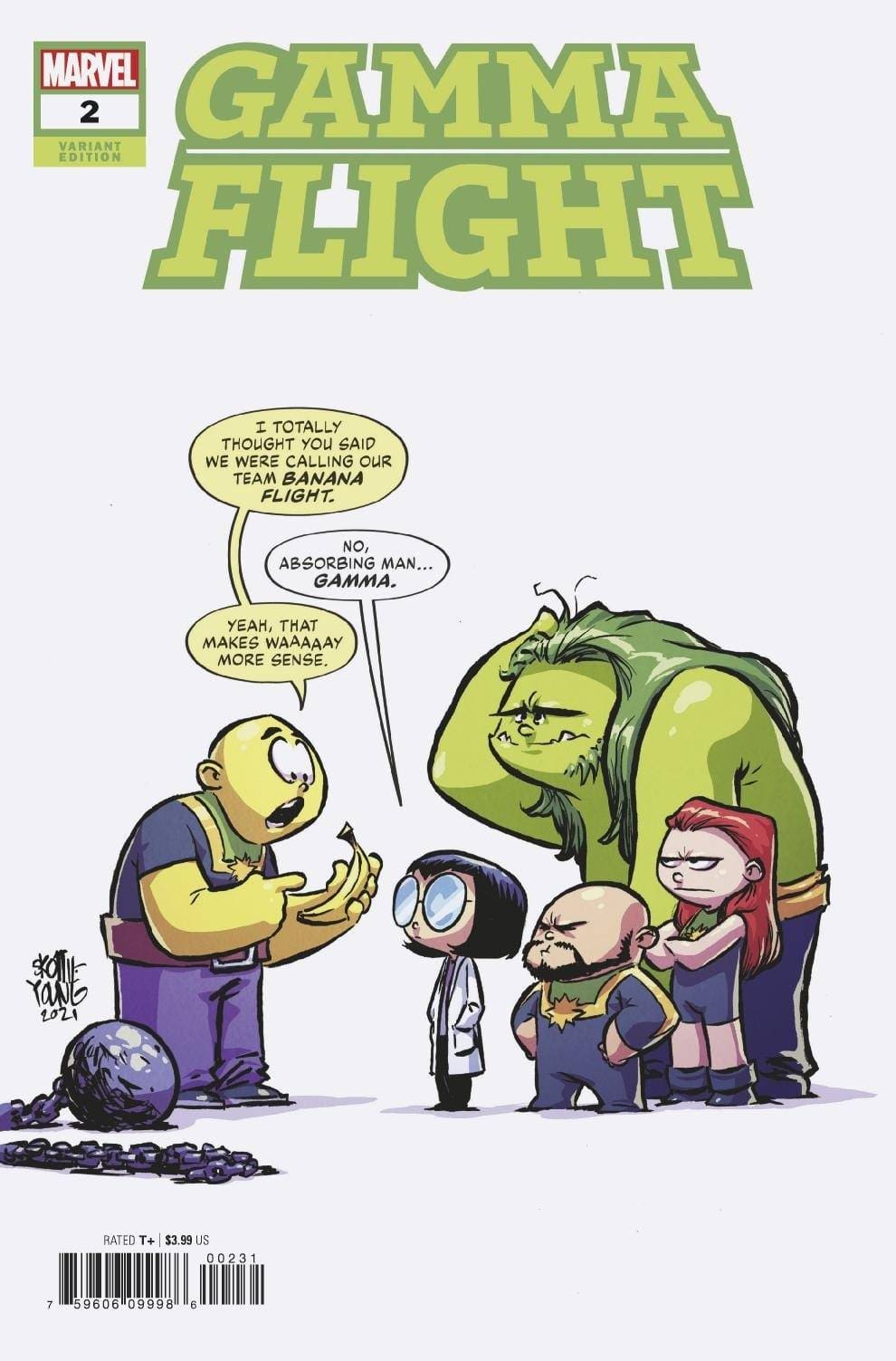 MARVEL COMICS COMIC BOOK GAMMA FLIGHT #2 (OF 5) YOUNG VAR