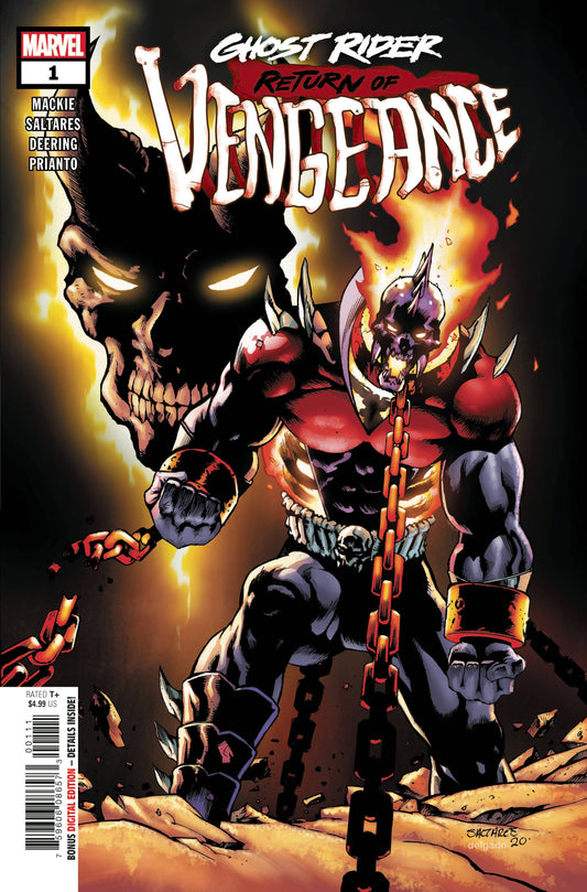 MARVEL COMICS COMIC BOOK GHOST RIDER RETURN OF VENGEANCE #1