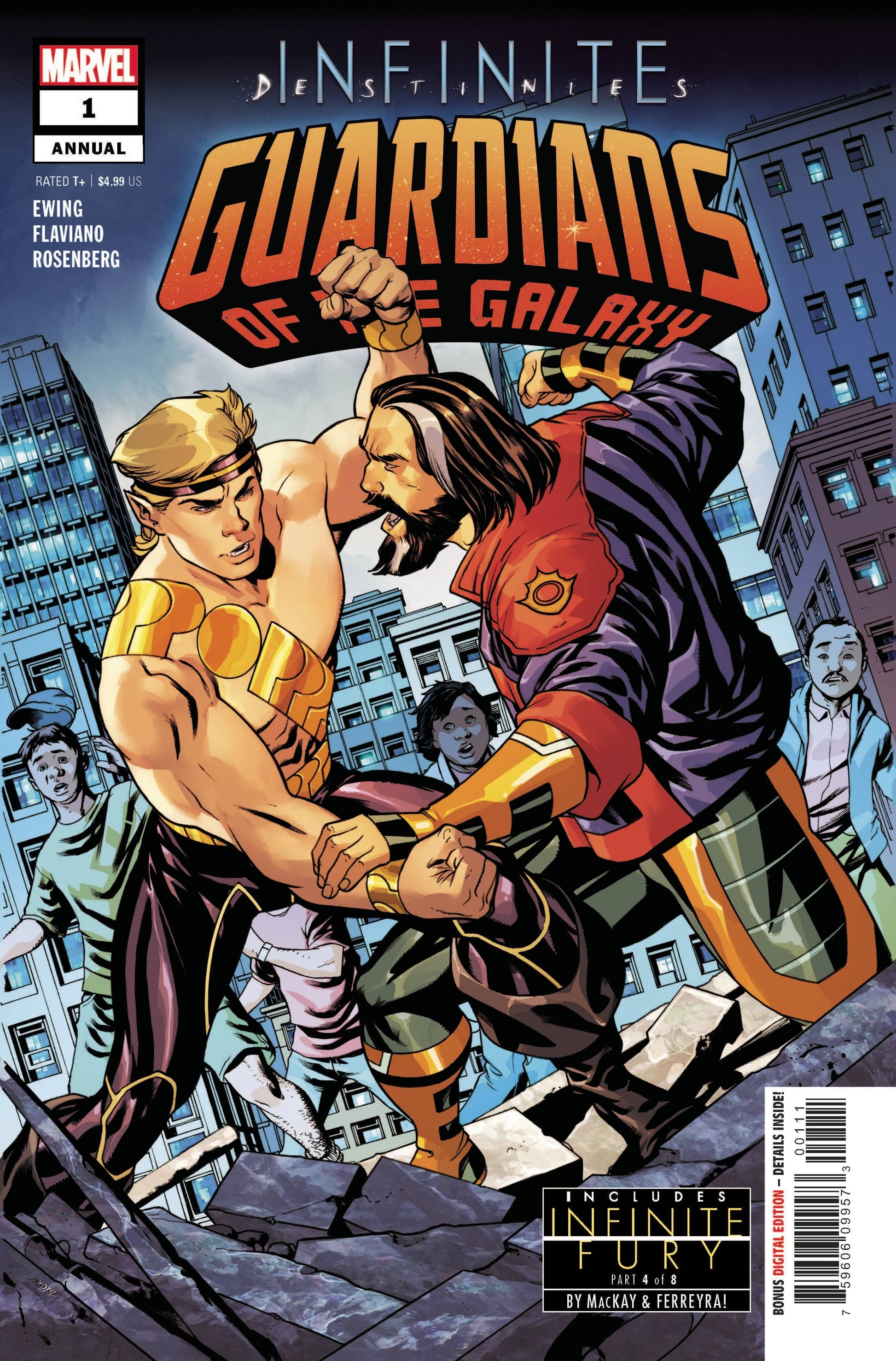 MARVEL COMICS COMIC BOOK GUARDIANS OF THE GALAXY ANNUAL #1 INFD