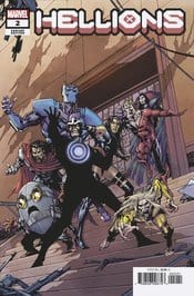 MARVEL COMICS COMIC BOOK HELLIONS #2 ARTIST VAR DX