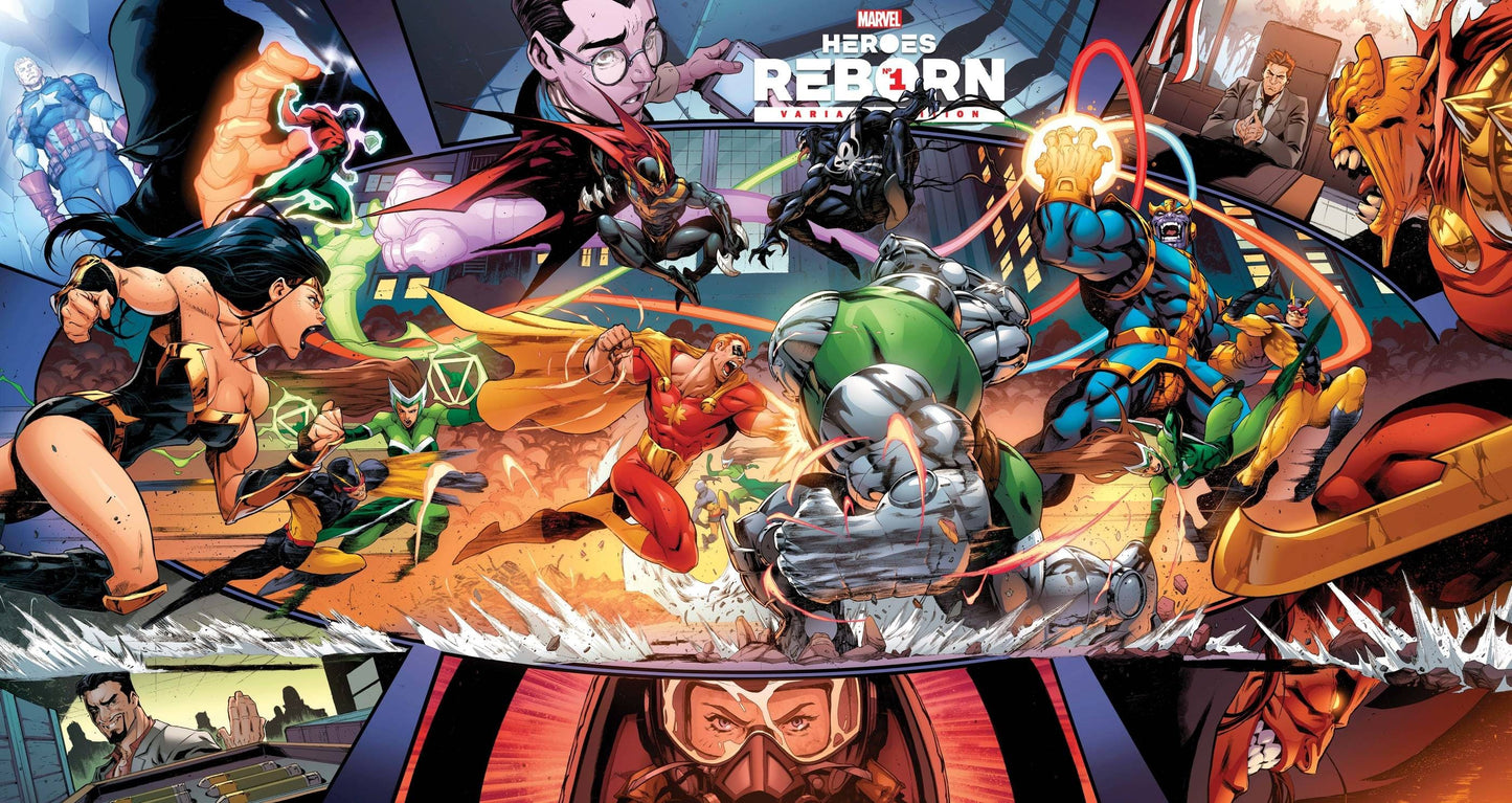MARVEL COMICS COMIC BOOK HEROES REBORN #1 (OF 7) COELLO GATEFOLD VAR